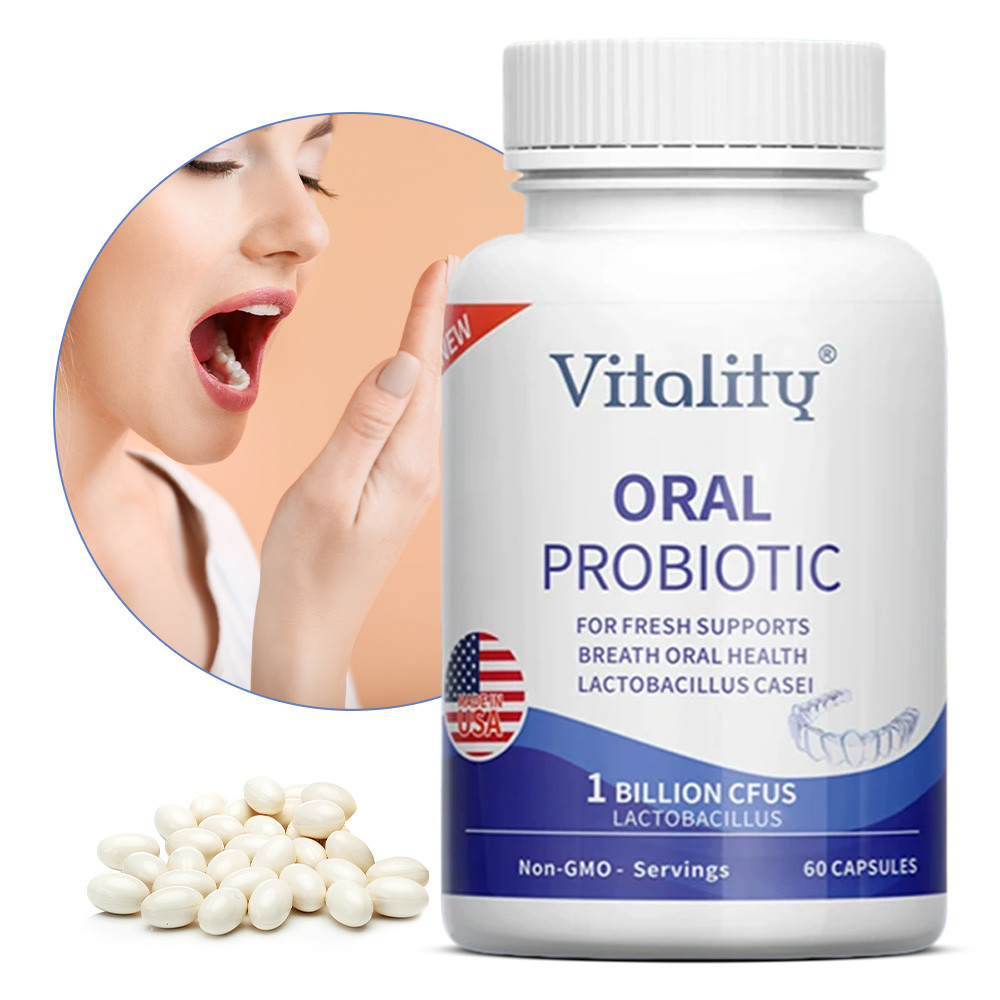 อาหารเสริมโปรไบโอติกในช่องปาก – ​​บรรเทา Halitosis และกลิ่น, ปรับสมดุลช่องปากและ Gut Microbiota, และรองรับสุขอนามัยในช่องปากที่ดีขึ้นโดยรวม