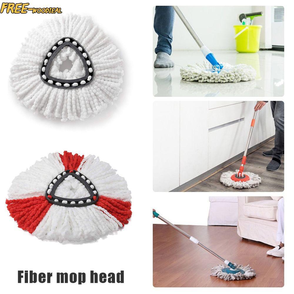 FREEWOODIEAL Mop Head Spin Mop 360° Easy Clean ไมโครไฟเบอร์สําหรับ O-Cedar/Vileda