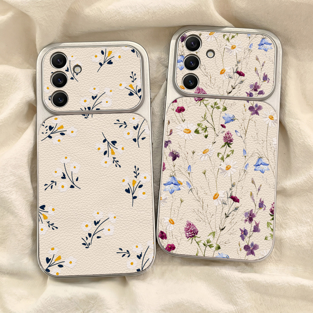 เคสซัมซุง Samsung A57 A37 A27 S26 S25 S24 S23 FE Ultra A56 A55 A07 A17 A54 A16 A35 A53 A15 5G เคสนิ่มลายหนังแกะสีพื้น