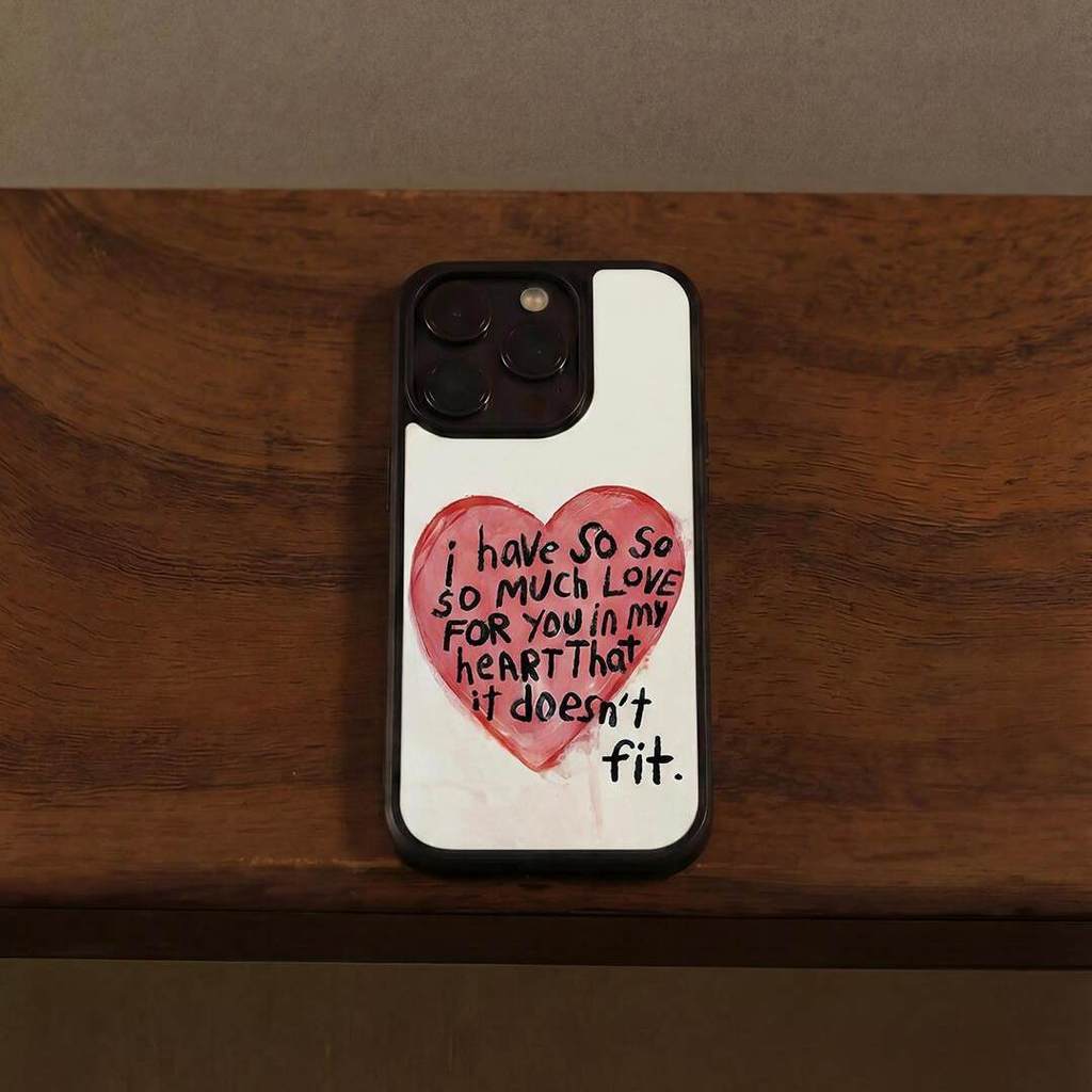 Ins Style Retro Love English Unique เหมาะสําหรับ iphone17pro/17promax เคสป้องกัน Apple 16 เคสโทรศัพท์แม่เหล็ก 16promax เคสป้องกัน 15/13/14