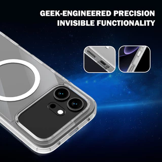 Lereach สําหรับ Honor 600 Pro 600 Lite 400 5G กรณีแม่เหล็กคริสตัลใสกันกระแทกพร้อมเทคโนโลยี Anti Yellowing TPU PC Hybrid Design