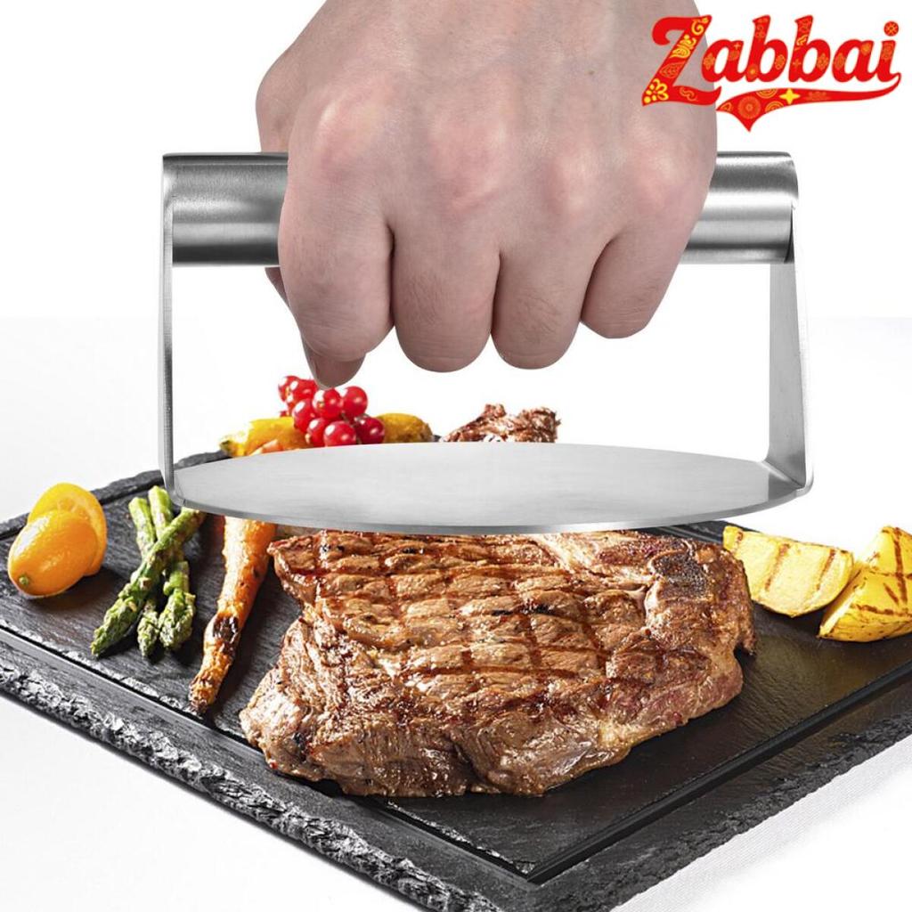 Zabbai  Burger Press, 5.5 Inches, Round Burger Smasher, for Steaks, Panini