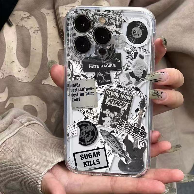 Oscar Award เหมาะสําหรับ Apple 17promax เคสโทรศัพท์ iphone16 โปร่งใส 15 กันกระแทก 14 รวมทุกอย่าง