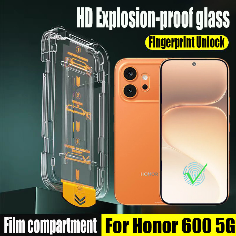 1- 2 ชิ้น Simple Paste HD ป้องกันหน้าจอ สำหรับ กระจกนิรภัยสําหรับ สำหรับ Honor 600 Pro 400 5G 2026 ก