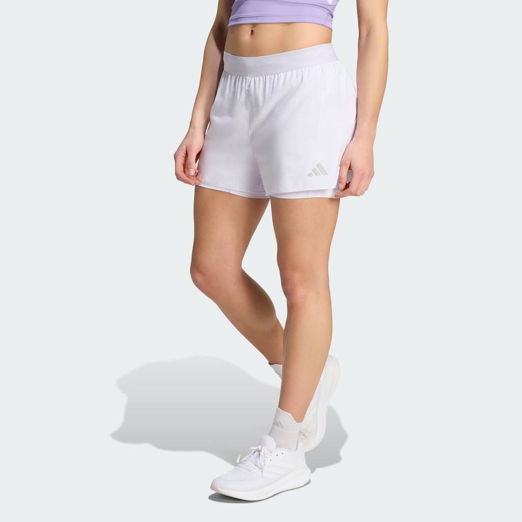 adidas วิ่ง กางเกงขาสั้น adi365 Running Essentials 2in1 ผู้หญิง สีม่วง KF5295