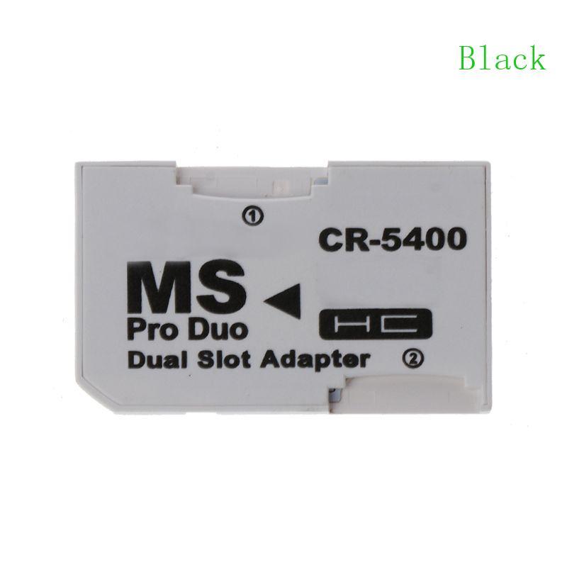 BLACK Micro SDHC TF Card to Memory Stick MS สําหรับ Duo Card สําหรับ