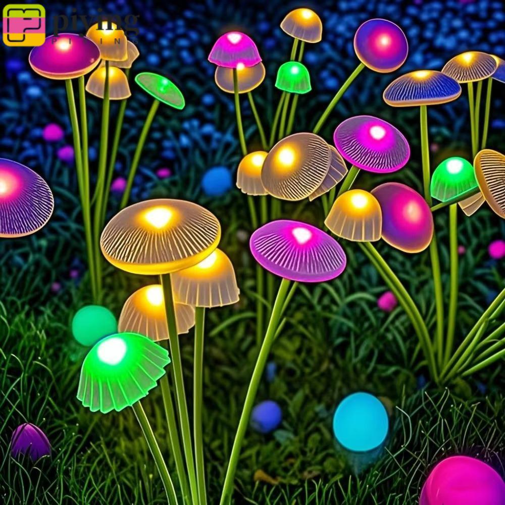 โคมไฟแมงกะพรุน LED กันน้ํา โหมดคู่ ตั้งพื้น สําหรับสวนและสนามหญ้า
