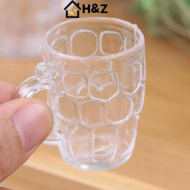 H&Z 5 ชิ้น 1:12 Dollhouse Miniature ถ้วยเบียร์พลาสติก thumbnail 8