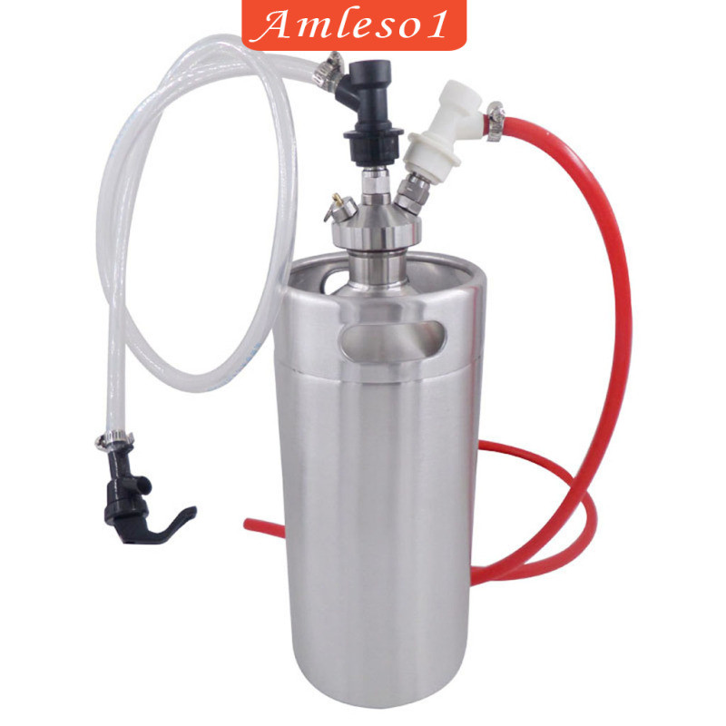 [Amleso1] เครื่องจ่าย Keg พร้อมสาย 12 สําหรับ Growler Spear