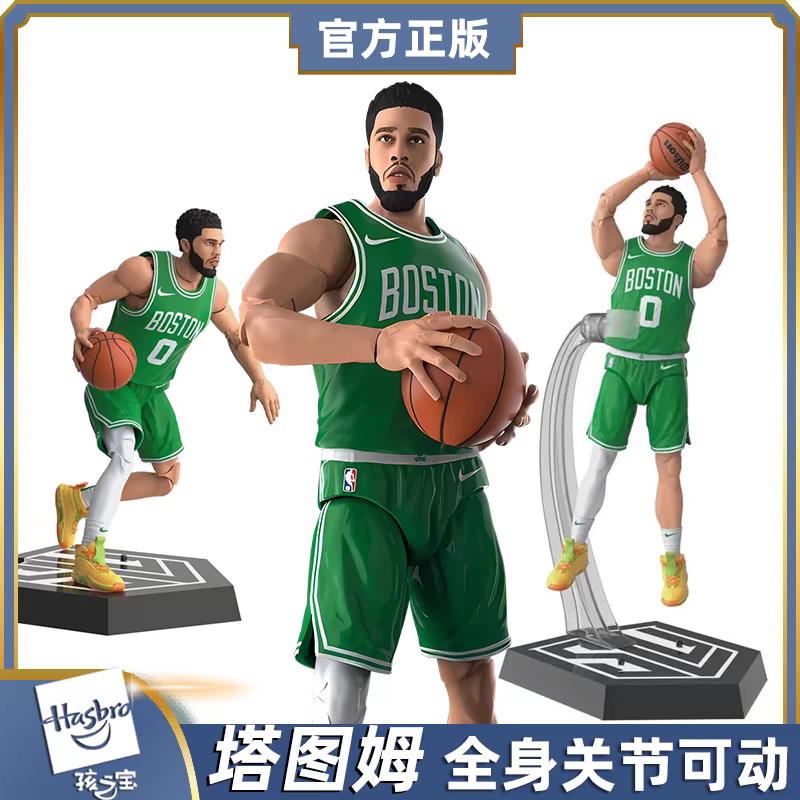 [คลังสินค้าพร้อม สินค้าใหม่ ข้อเสนอพิเศษ] Hasbro Basketball Star Jason Tatum Joint Action Figure Mod