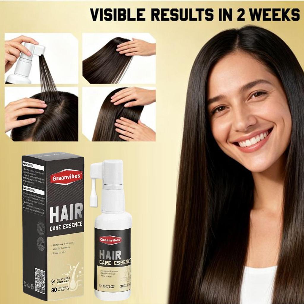 Hair Growth และ Blackening Spray Anti-Loss Thickening Liquid Volume Fuller Hair Scalp Spray huaherth