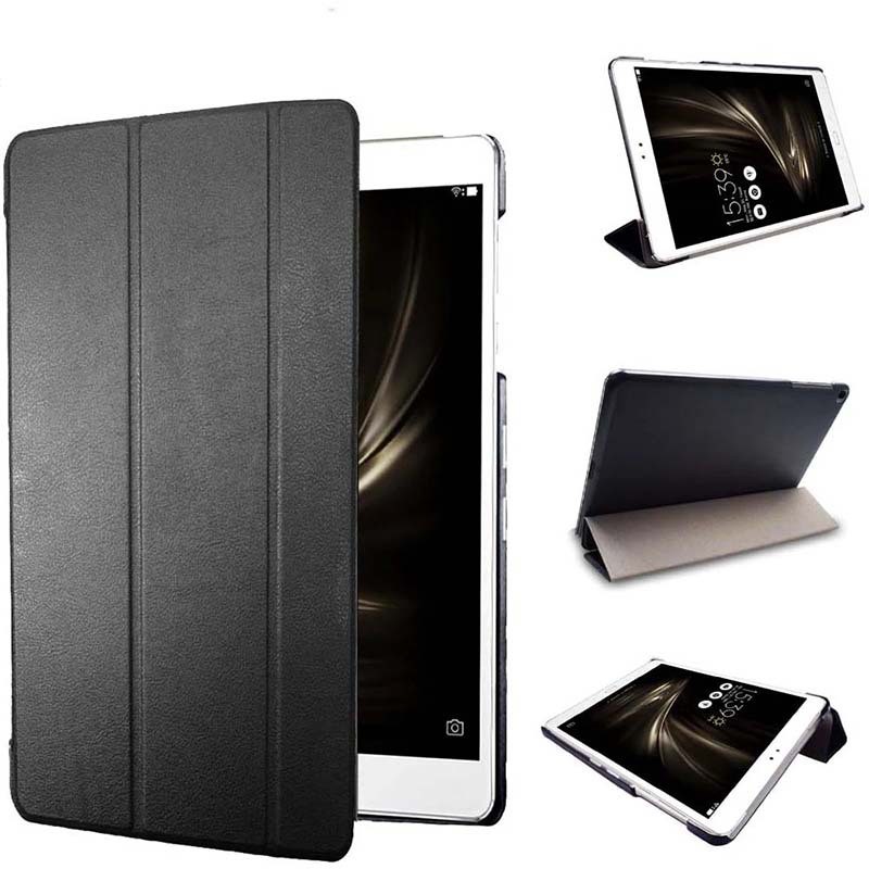 เหมาะสําหรับ Asus ZenPad 3S 10 (32 ซม.) Z500/Z500M เคสหนังแบน Tri-Fold เคสป้องกัน