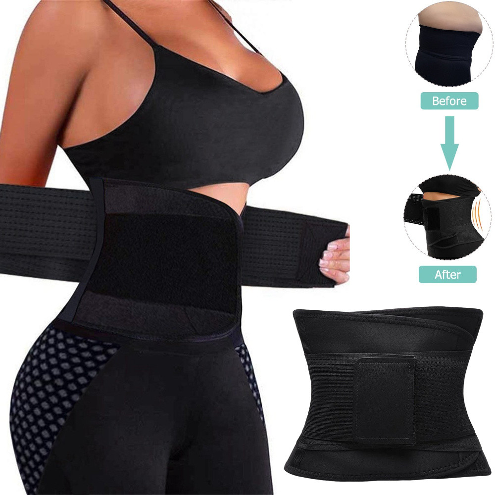 Elastic Waist Trainer Belt Body Shaper Waist Trainer Waist Protective Fitness Sports Casual for Afte