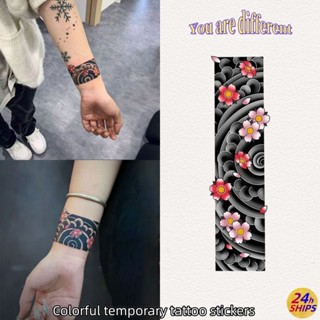 พวงมาลาลายสักชั่วคราวสำหรับสาวเซ็กซี่ ดีไซน์เหมือนสักจริง กั…