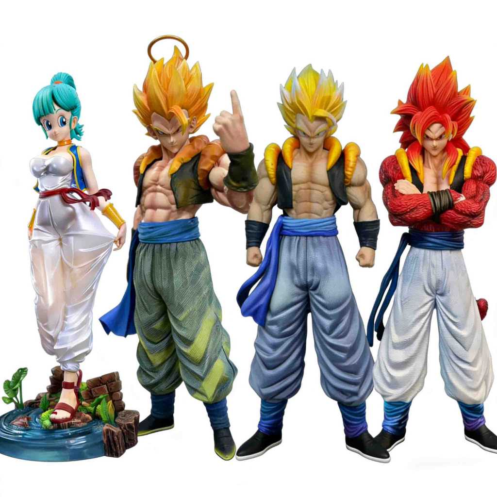 Dragon Ball Gogeta Bulma Fusion Gogeta GK อะนิเมะรูปฉากอินเทรนด์สะสม