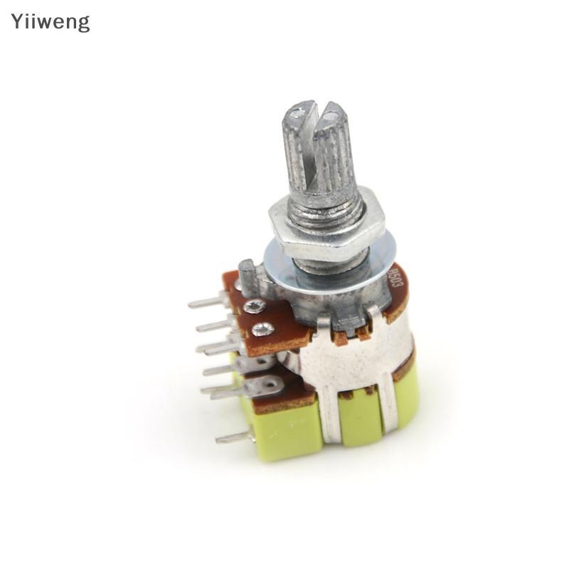 [Yiyiweng] B50K 50K Ohm Dual Linear Taper Volume Control Switchesometer Switch [my]