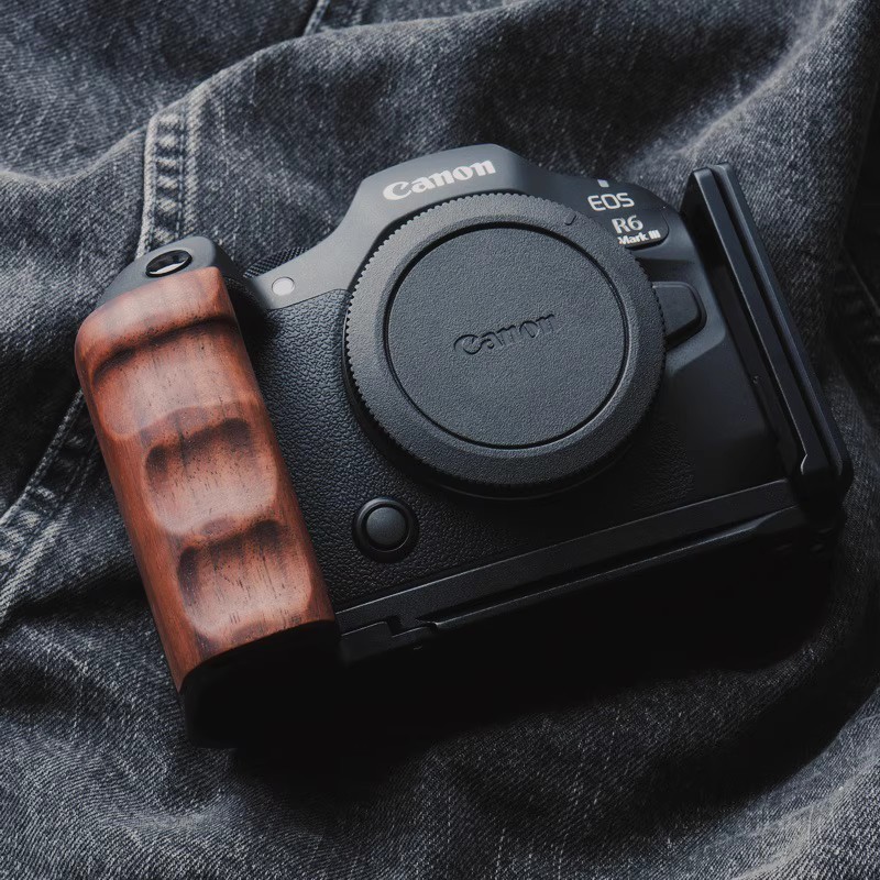 การถ่ายภาพ Embellishment การถ่ายภาพแนวตั้งที่ถอดออกได้ Canon EOS R6III กล้องจับอลูมิเนียมแผ่นรูปตัว 