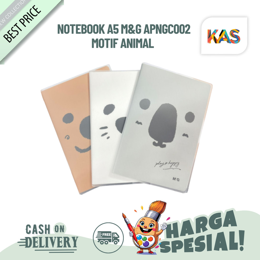 A5 M&G Notebook APNGC002 Animal Motif สมุดโน๊ตลาย A5 Size - SINGLE