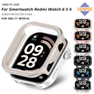 กรณีคอมพิวเตอร์แข็งป้องกัน Gores Hollow สำหรับ for Smartwatch Redmi Watch 6 5 4 อุปกรณ์ปกครอบป้องกันหน้าจอสำหรับ