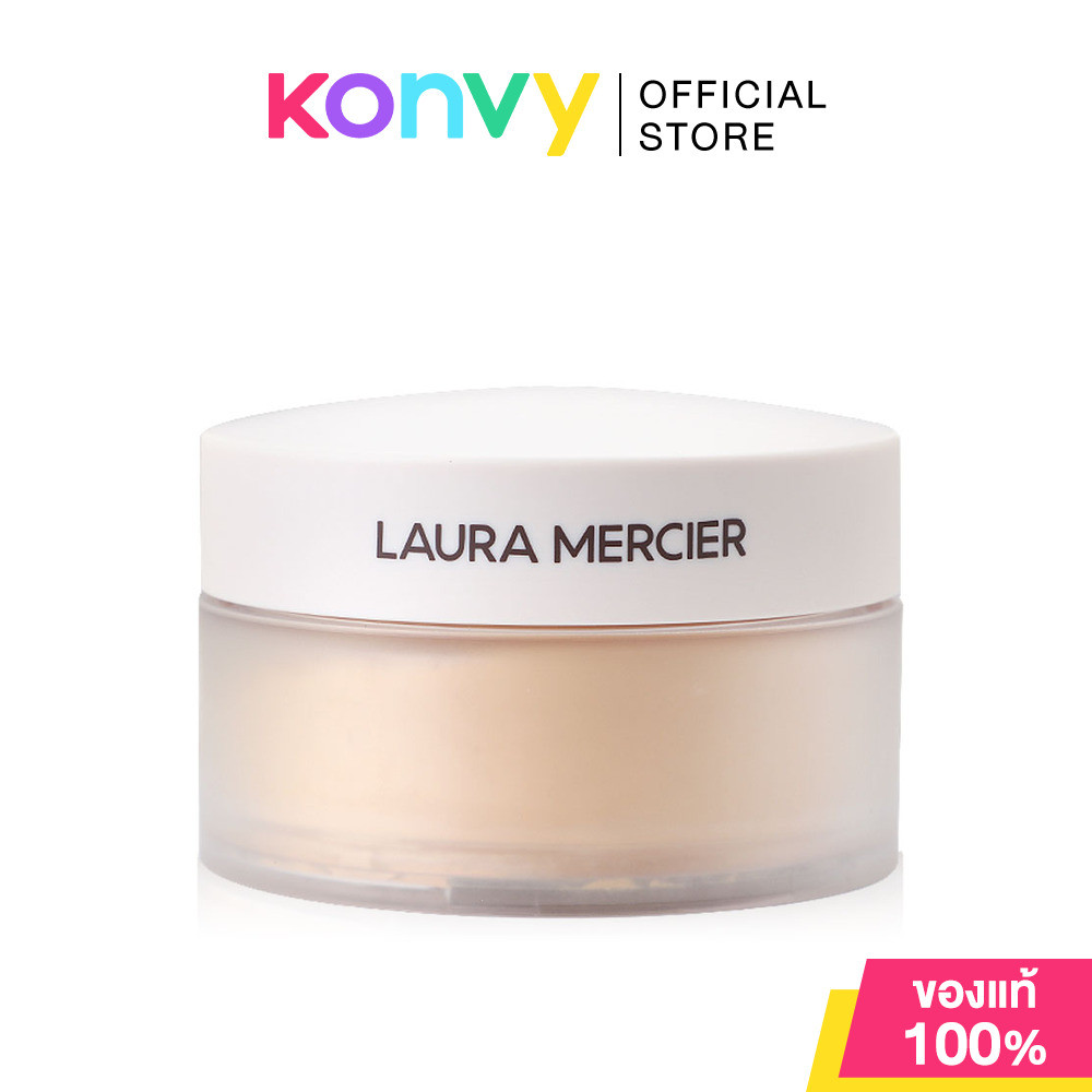 Laura Mercier Translucent Loose Setting Powder Ultra-Blur 20g #Translucent Honey ลอร่า เมอซิเอ แป้งฝุ่นโปร่งแสง.
