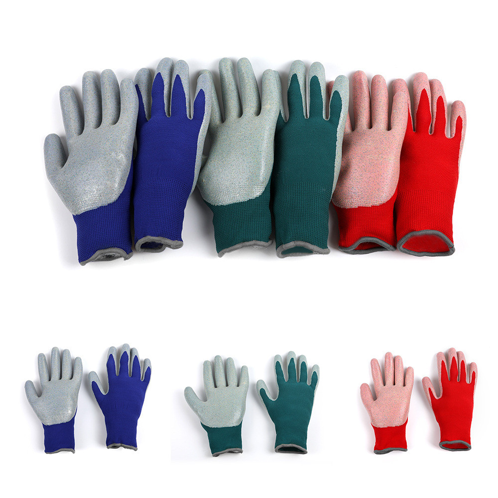 2023 ถุงมือสวนสไตล์ใหม่ป้องกันจุ่มทนต่อการสึกหรอกันลื่นถุงมือทํางานป้องกันแรงงานทําสวน Un