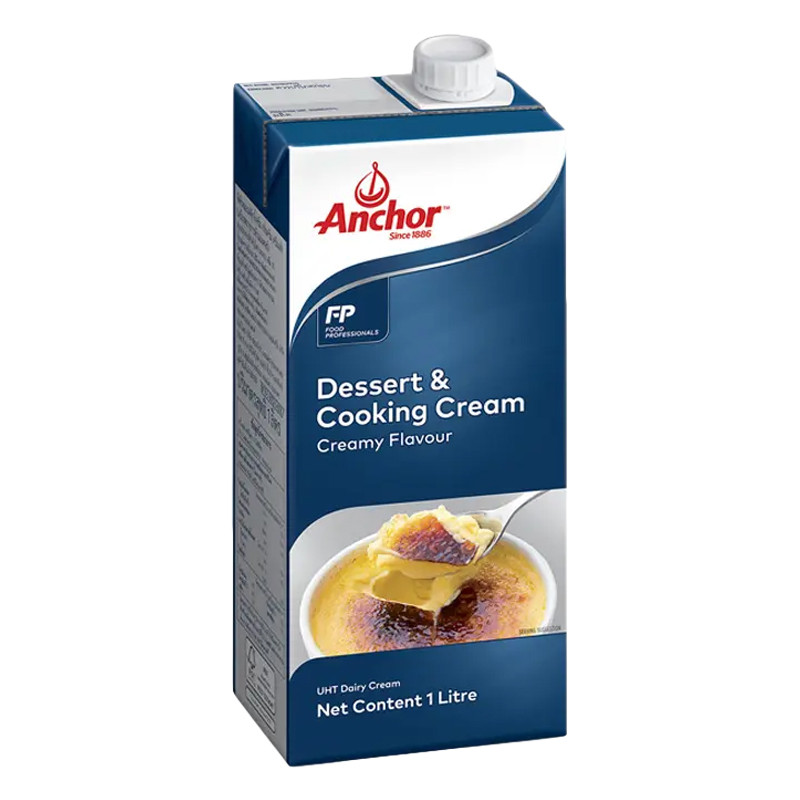 แองเคอร์ ดีเซิร์ตและคุกกิ้งครีม 1 ล. (ANCHOR Dessert & Cooking Cream 1 l)