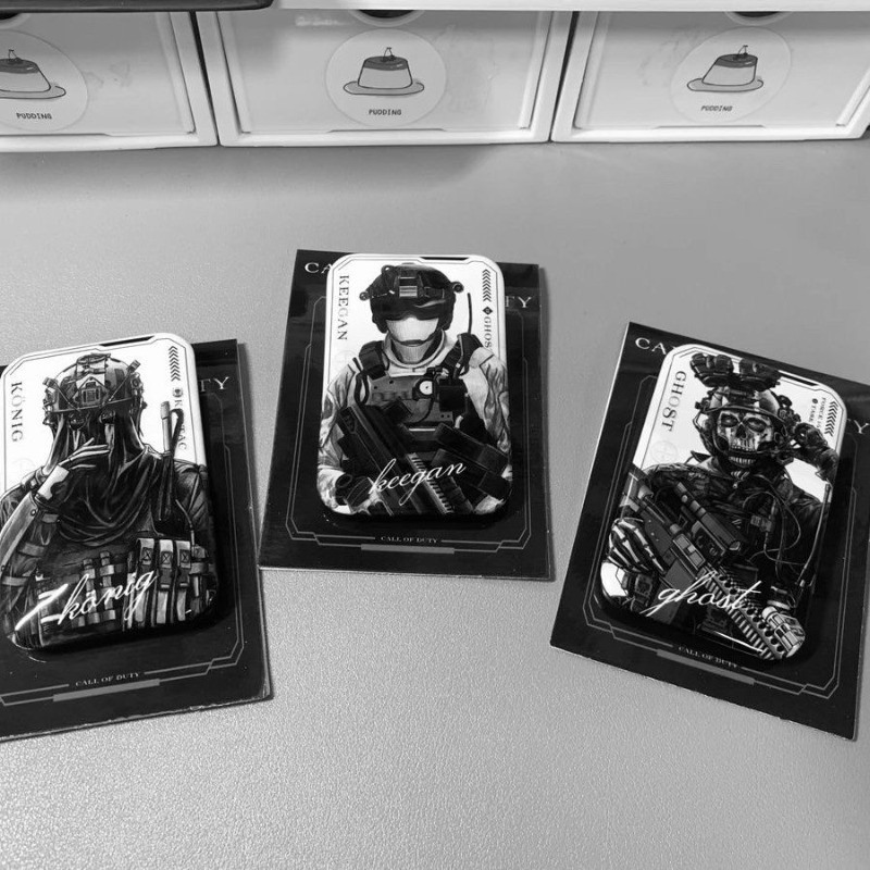 Anme เกม Call of Duty เข็มกลัด Ghost Keegan Konig เครื่องประดับแฟชั่นโลหะอุปกรณ์เสริมคอลเลกชันเครื่อ