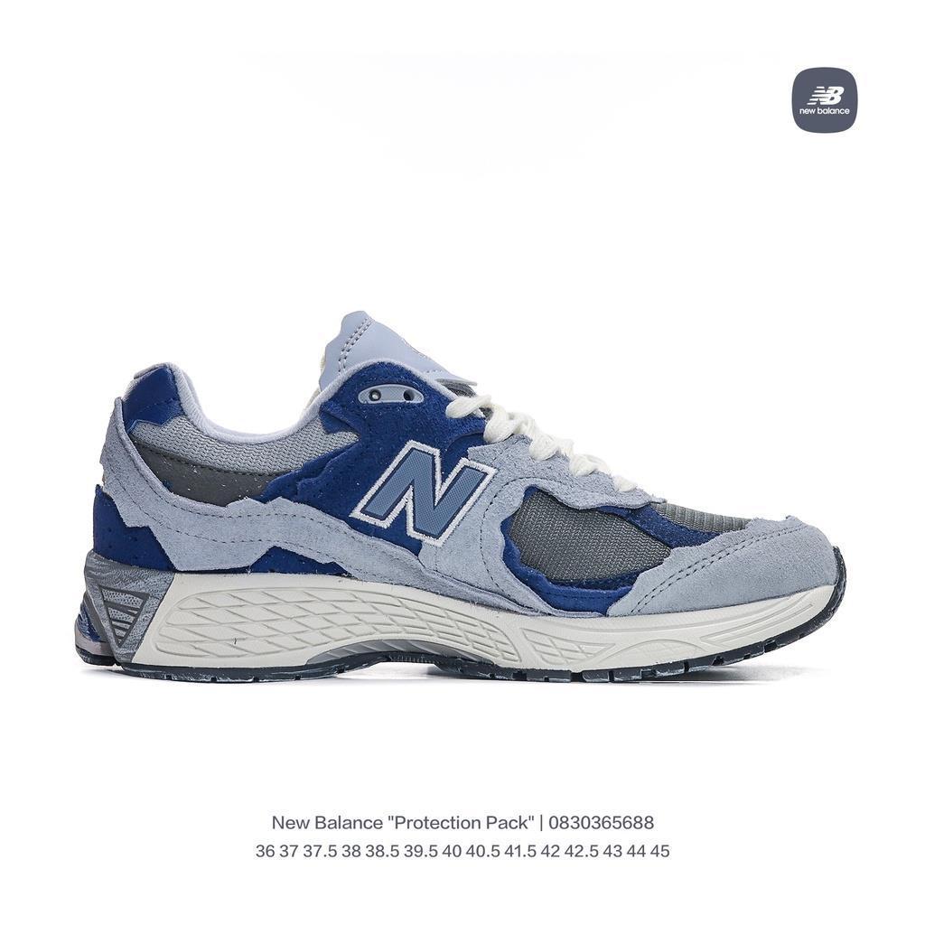 รองเท้าวิ่ง New Balance 2002R Protection Pack สีเทาและน้ำเงิน