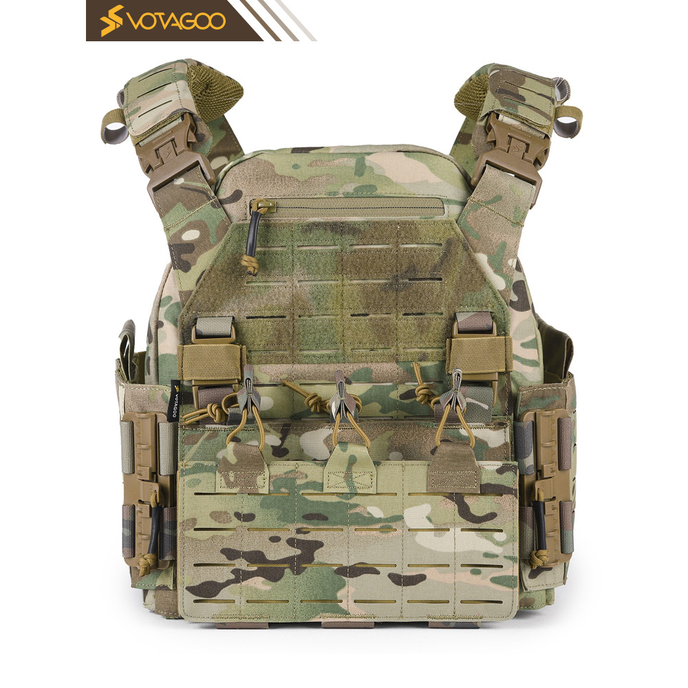 VOTAGOO GBRS LBT V2 เสื้อกั๊กยุทธวิธีน้ําหนักเบา Army Camouflage Quick Release เสื้อกั๊กป้องกัน Bull