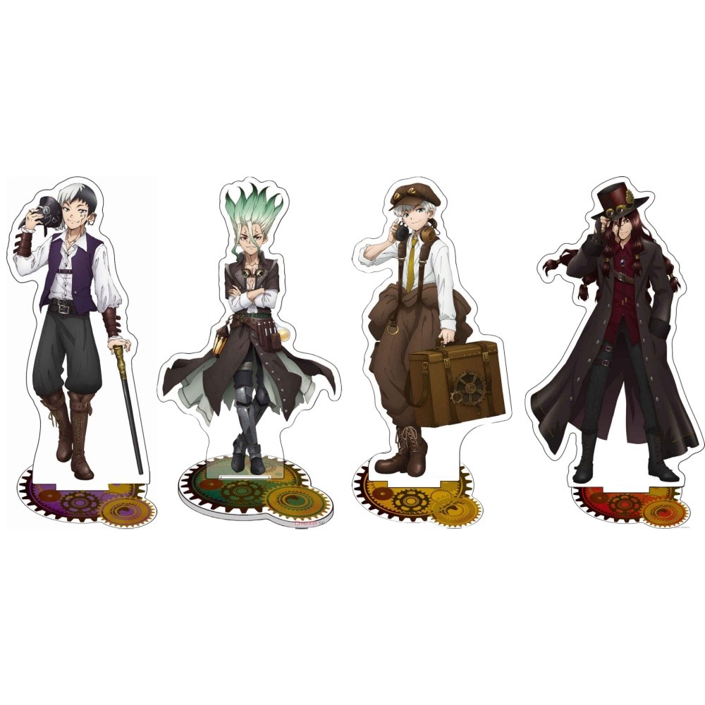 Loen อะนิเมะอุปกรณ์ต่อพ่วง Store Dr.Stone Senku Ishigami Ukyo Saionji Ryusui Nanami AcrylicStand Des