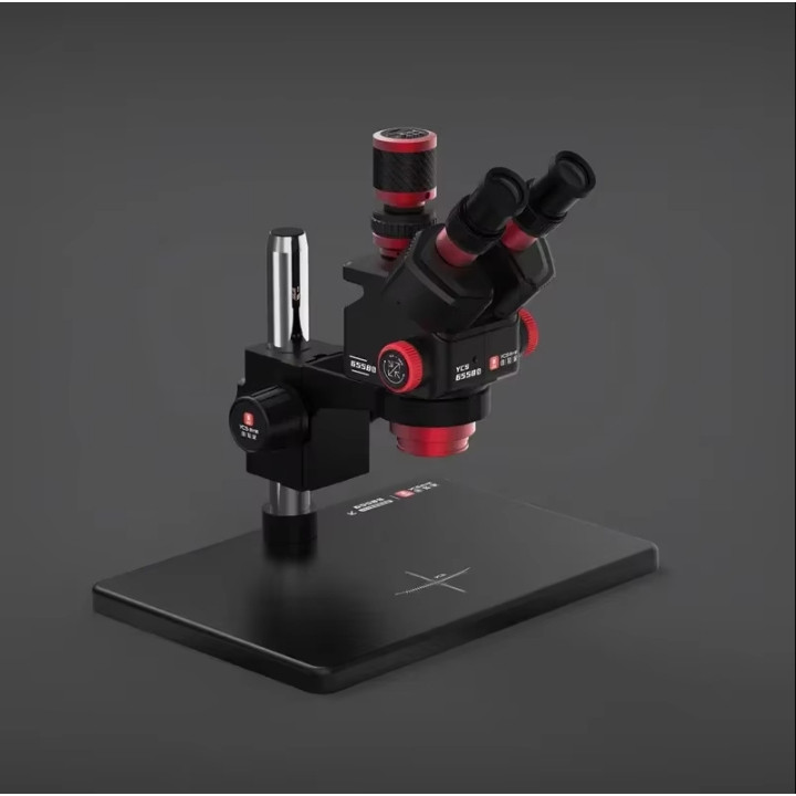 YCS รุ่น 6558S กล้องจุลทรรศน์ งานซ่อมแผงวงจร PCB, BGA, และชิป