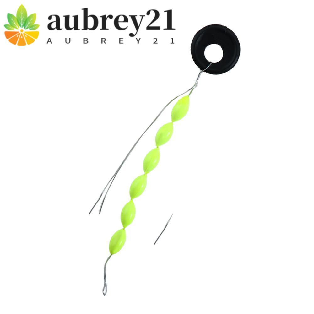 AUBREY1 String ประเภทตกปลาลอยตกปลา 30 ชิ้น/5 แพ็คลอยถั่วรูปไข่ตกปลาลอยรูปไข่ Stopper 6 In 1 สายตกปลา