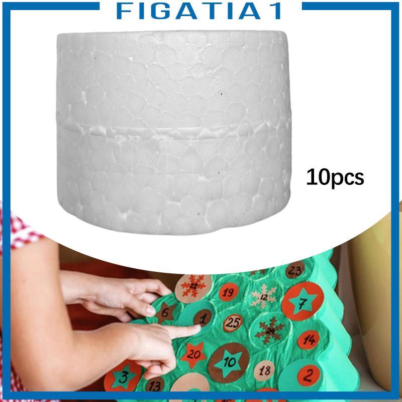 [figataia1] 10ชิ้นโฟมวงกลมสําหรับงานฝีมืออเนกประสงค์เรียบหลอดโฟมพรรคโปรดปรานสําหรับ ทําเอง ศิลปะและอุปกรณ์งานฝีมือการจัดดอกไม้ - รูปที่ 4
