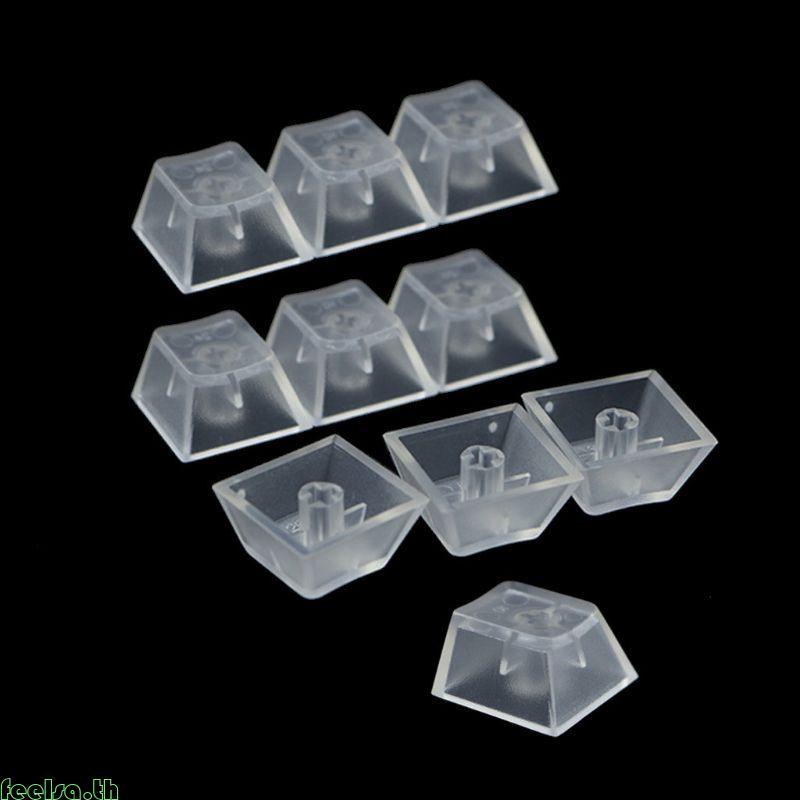 10Pcs Transparent ABS Keycaps Mechanical keyboard Keycaps Matte Backlit Keycaps