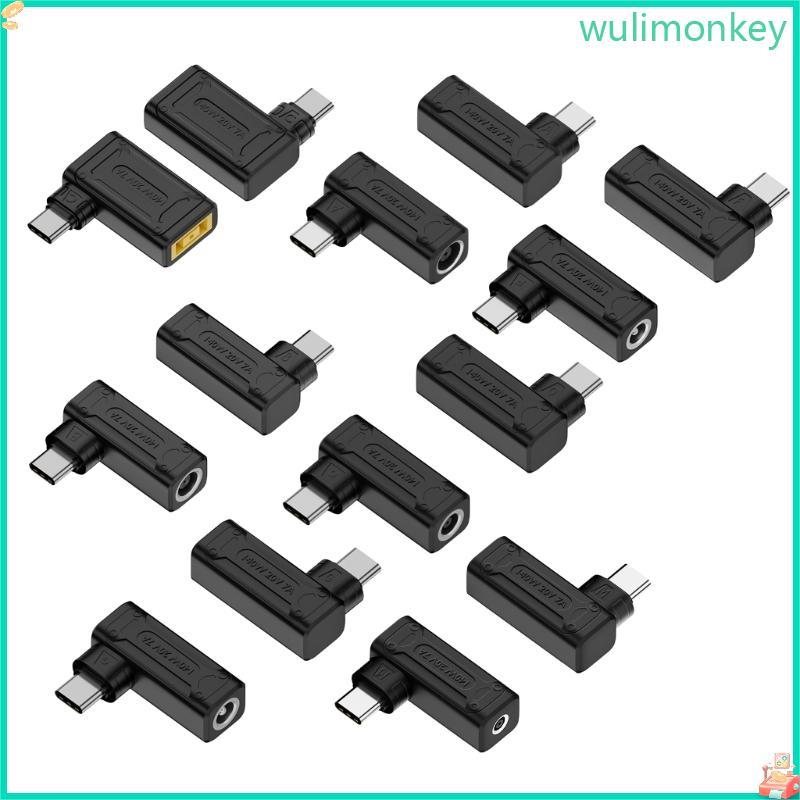 WU USB C ถึง 5x2 1 มม.5 5x2 5 มม. 6 0x0 6 มม. 4 5x0 6 มม. 7 4x5 0 มม. 7 9x0 9 มม.อะแดปเตอร์