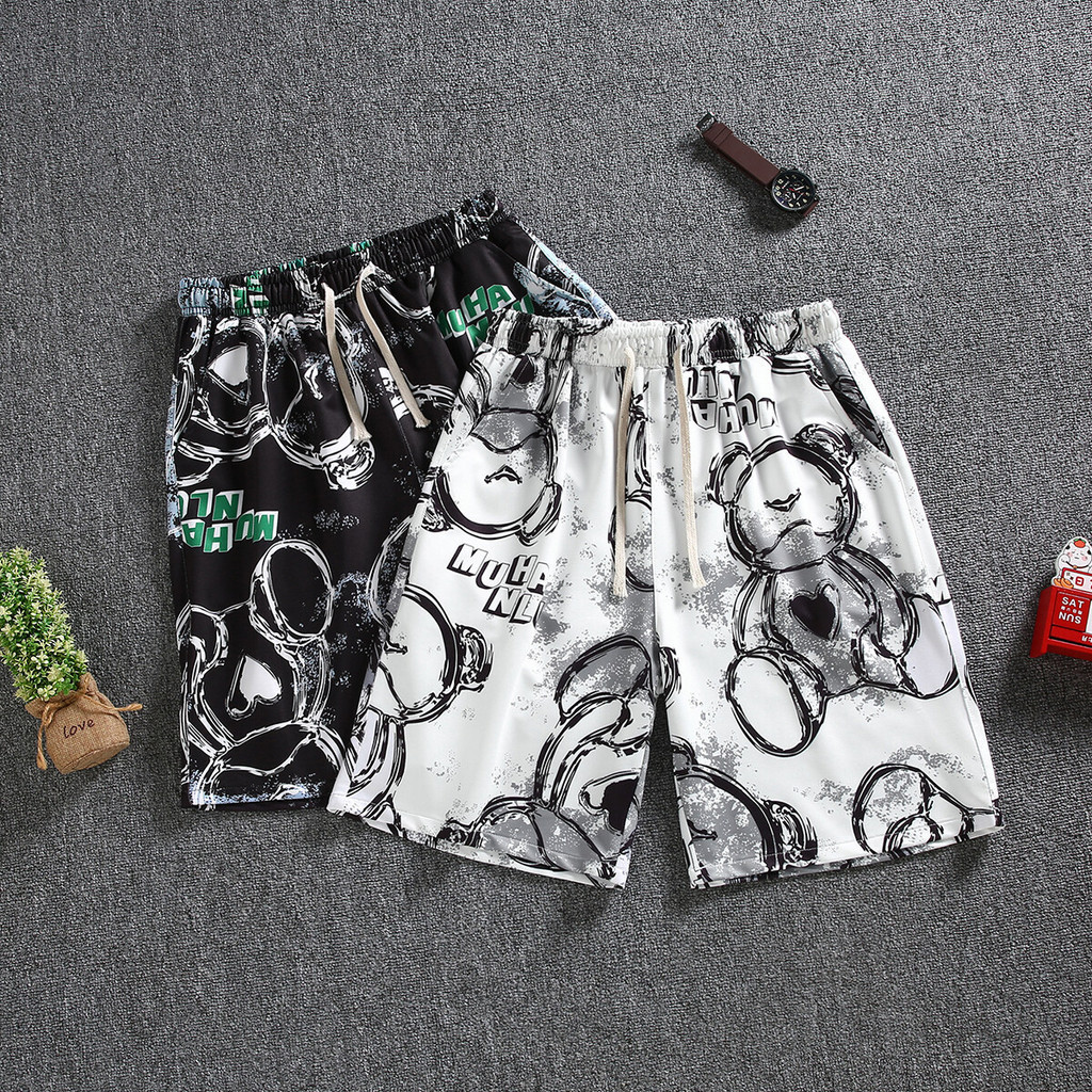 Rich TEE01 กางเกงขาสั้น กางเกงลำลอง เอวยางยืดคุณภาพดีและราคาถูก ฟรีไซร์ เอว 28-44 นิ้ว สินค้าพร้อมส่