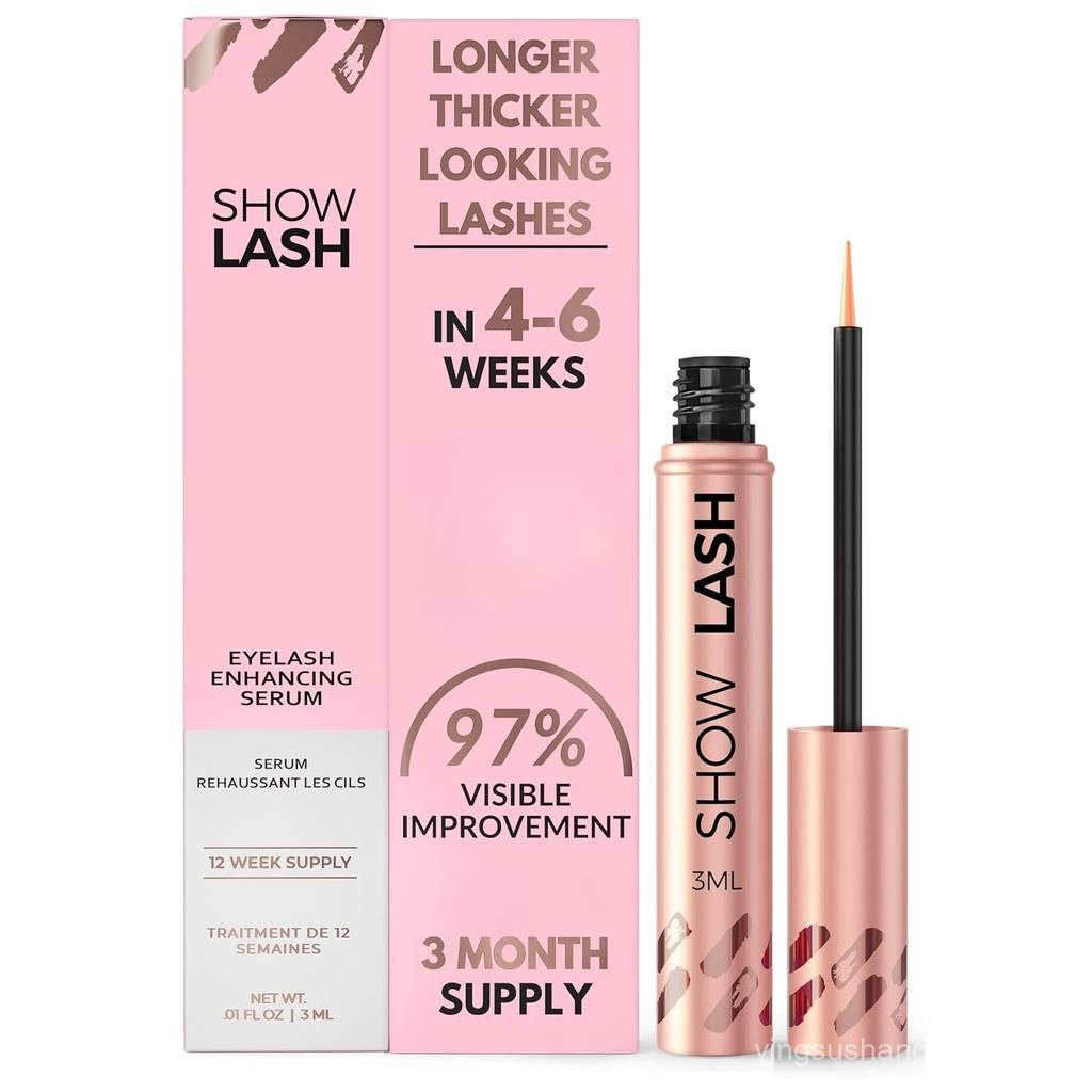 LeVaye Cosmetics Show Lash Eyelash Serum เพื่อความหนาขึ้นยาวนานที่งดงาม Looking Lashes Cruelty Free 