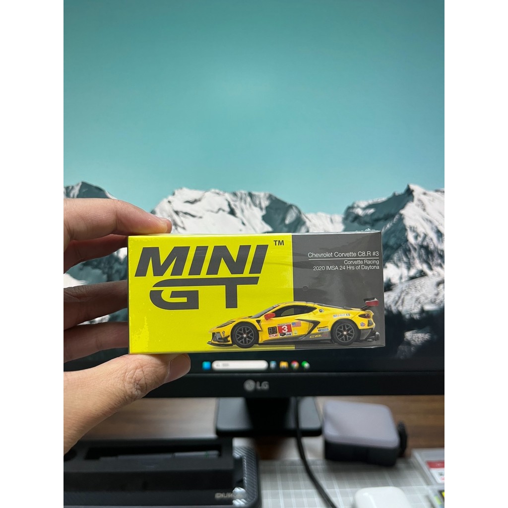 Mini minigt 253 เวอร์ชั่นญี่ปุ่น Corvette c8.r 2020 Detona #3 Chevrolet Corvette C8.ร #3 Corvette Ra