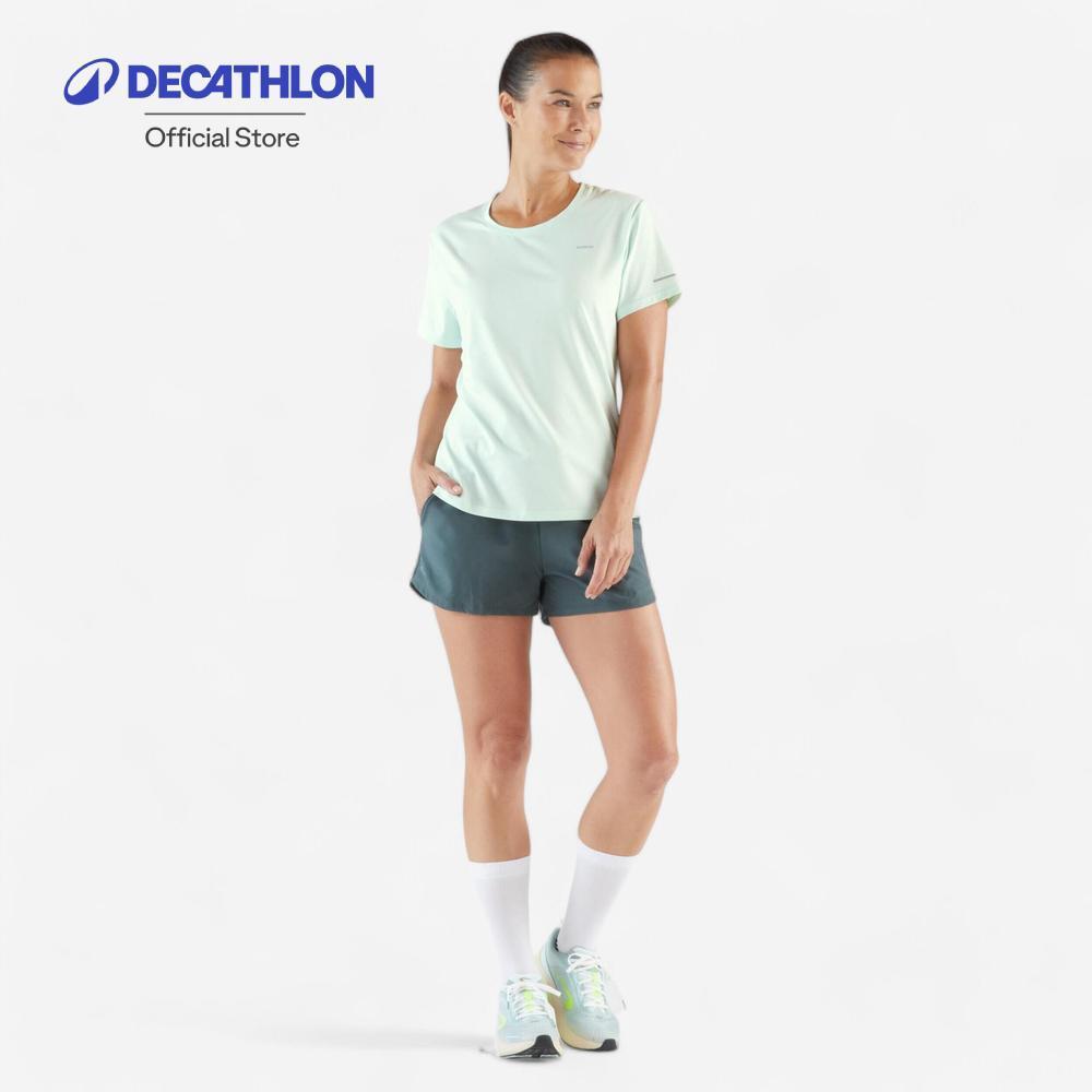 Decathlon Women'S Breathable Running T-Shirt Kiprun เสื้อยืดใส่วิ่งสำหรับผู้หญิง รุ่น Kiprun Run 500