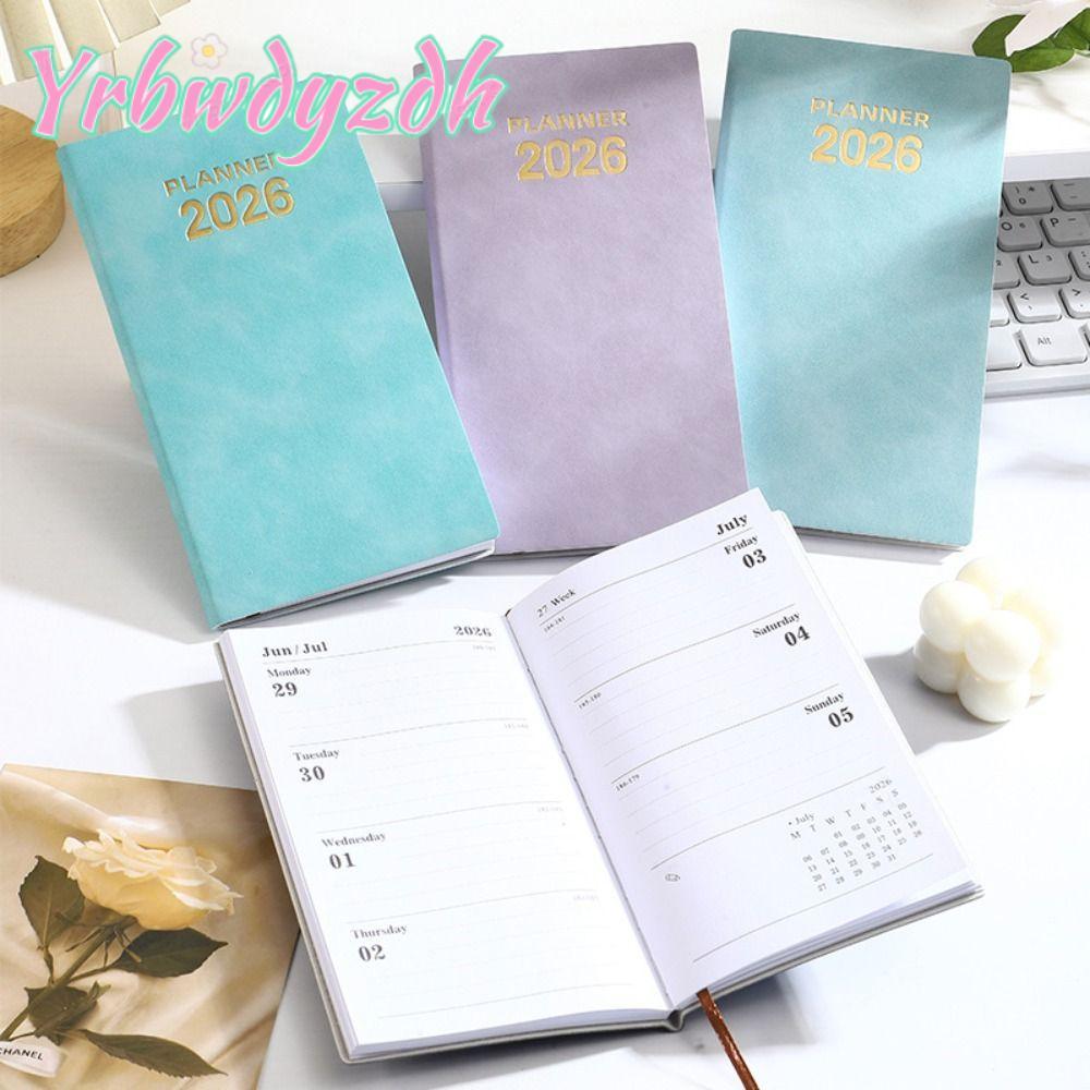 YRBWDYZDH 2026 หนังสือวาระพร้อมปฏิทินที่จะทํารายการนัดหมายโน๊ตบุ๊คคุณภาพสูง A6 Daily Weekly Planner 