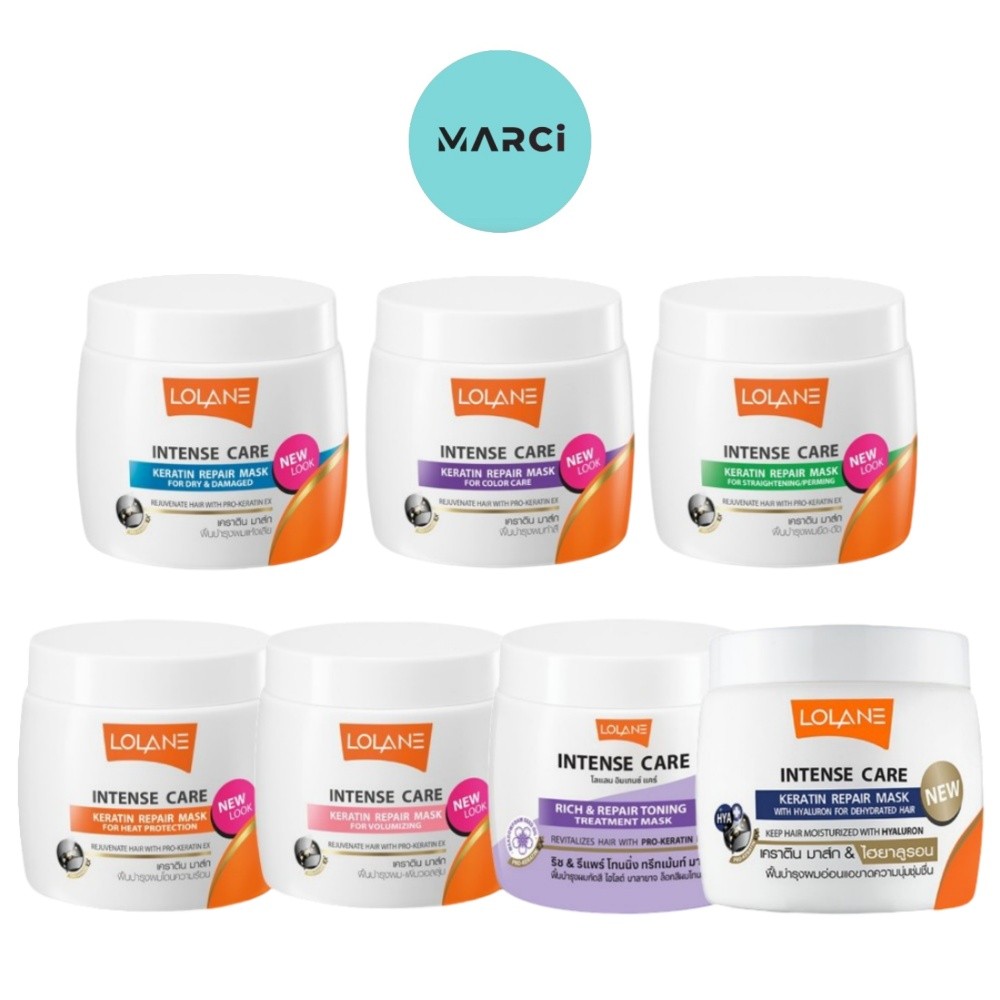 [1 กระปุก] Lolane Intense Care Keratin Repair Mask [200 g./กระปุก] โลแลน อินเทนซ์ เคราติน มาส์ก บำรุงผม – โปรปัง