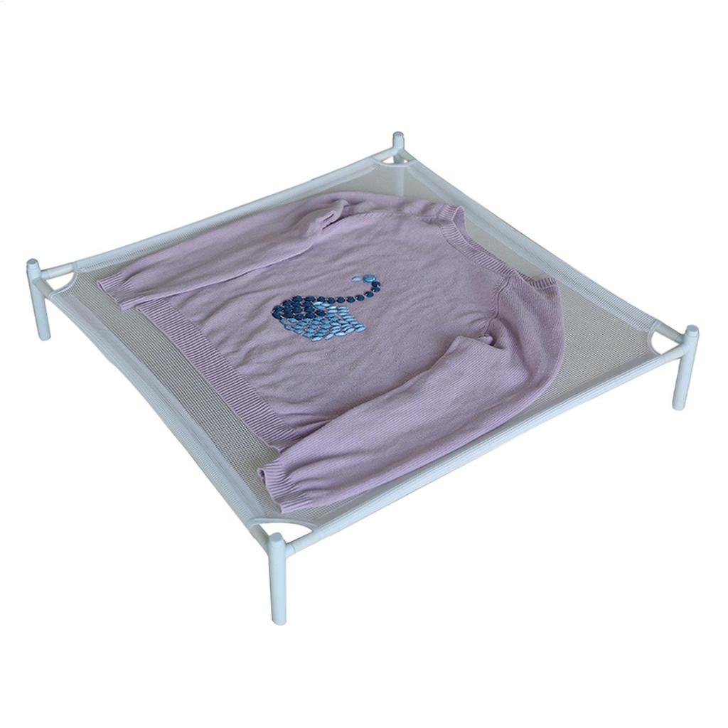 Sweater Drying Rack Foldable Mesh Net for Clothes Drying Stackable Delicate Lay Dryer for Dried Food Towel bunverth