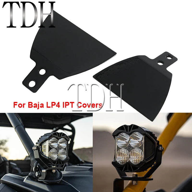 TDH For Baja Design LP4 Light Cover Blocking Inner IPT LEDs Reflect Cover Universal LP4 Pro LED Auxi