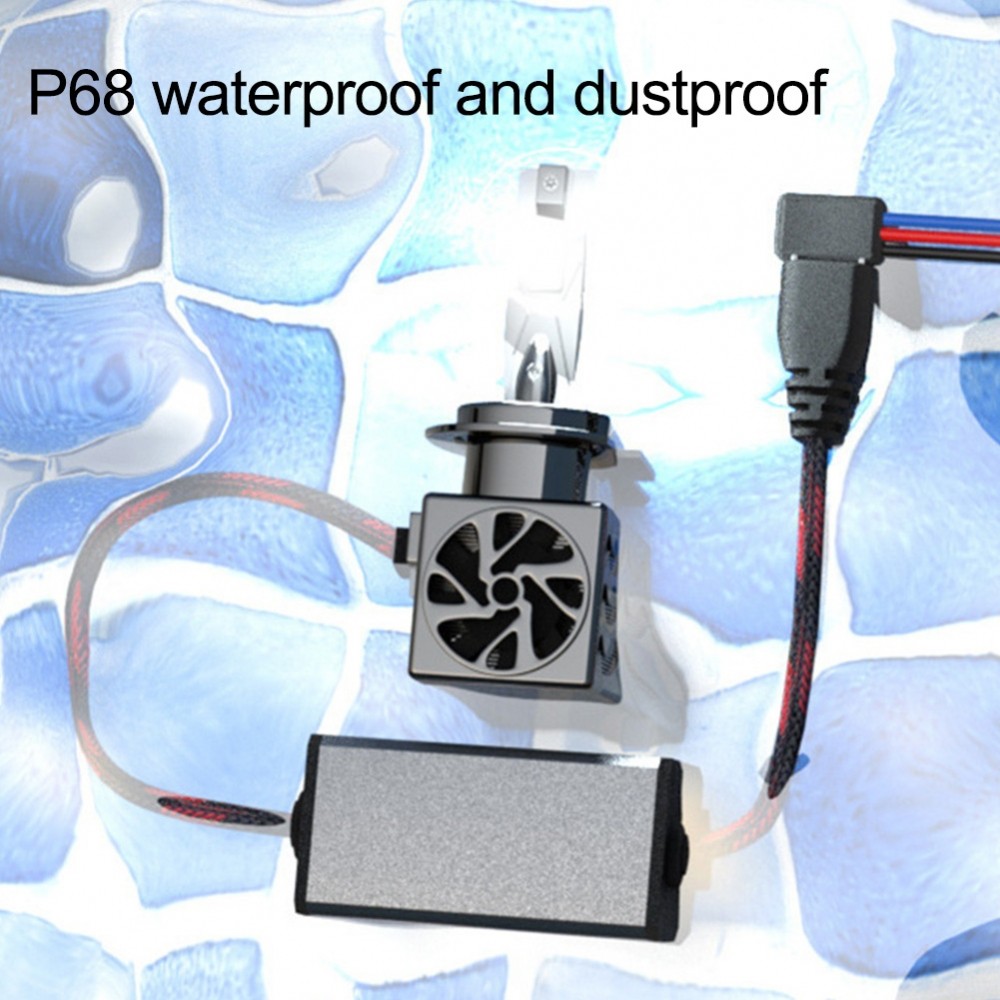 H11 H9 H8 ไฟหน้าอะลูมิเนียมเกรดการบินและอวกาศ 50000h Lifespan Factory-like Beam