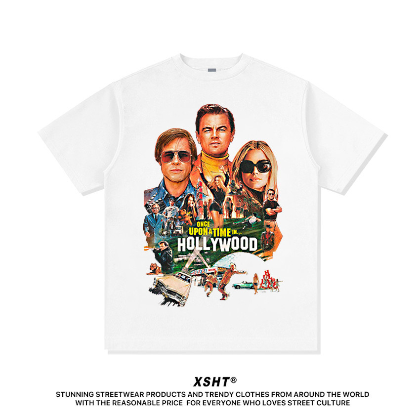 พร้อมส่ง เสื้อ Once Upon A Time In Hollywood Tee - Black/White (ดำ/ขาว) by XSHT
