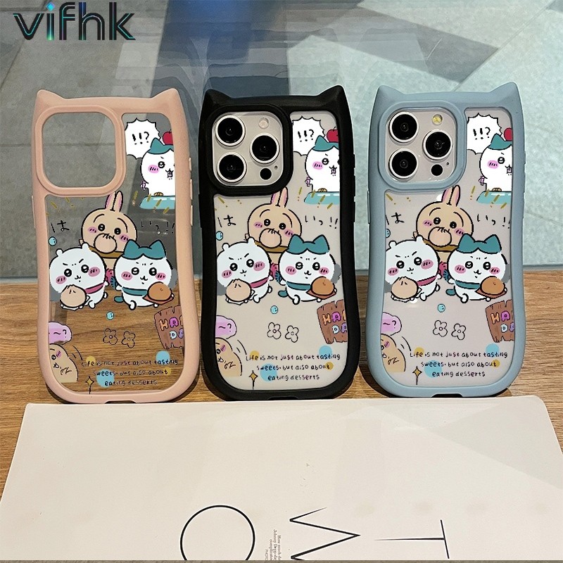 HP 3D แมวเคสโทรศัพท์ 3D หู kawa สําหรับ iPhone X/Xs/XR/XS MAX, 11/11 PRO, 12/12 PRO/12 PM, 13/13 PRO