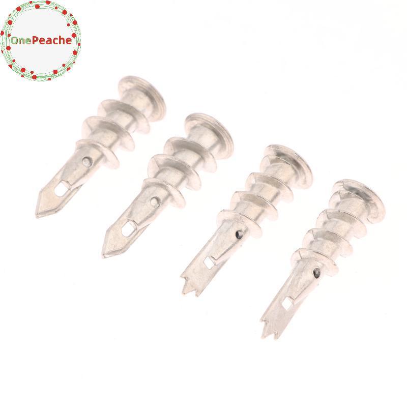 OnePeache 10 ชิ้นสังกะสีโลหะผสมเหล็ก Self-Drill Anchor 13*41 มม.Splatterboard Drywall Anchor Hollow 