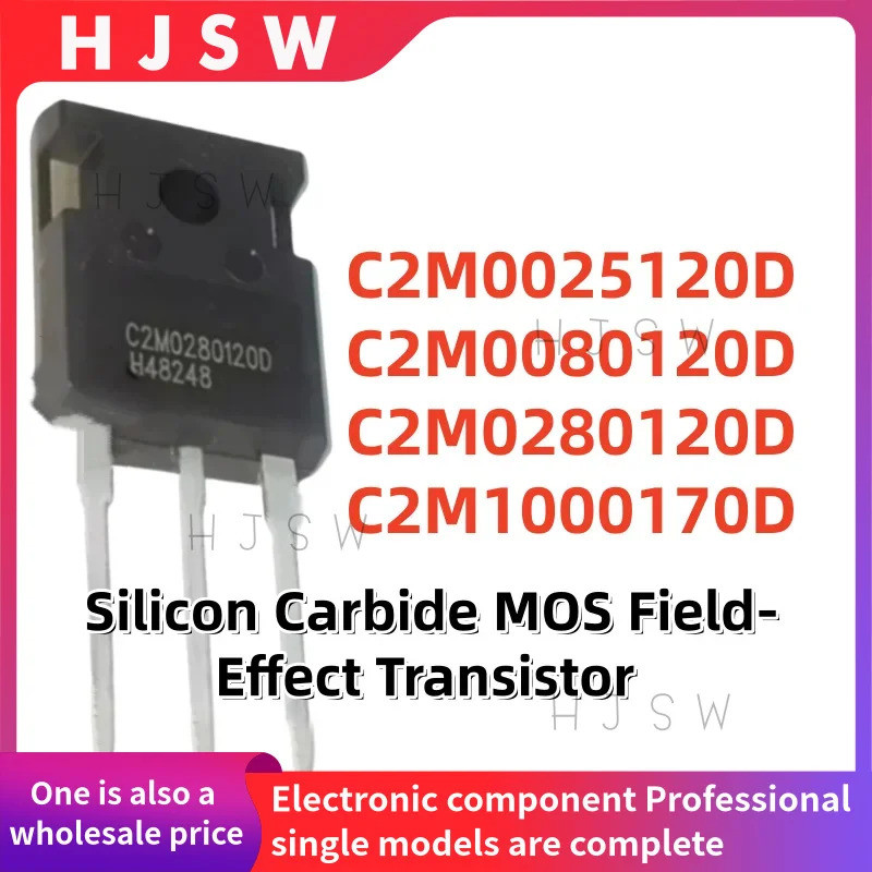 5 ชิ้น C2M0025120ดี C2M0080120ดี C2M0280120ดี C2M1000170D TO-247 ทรานซิสเตอร์ภาคสนาม-Effect