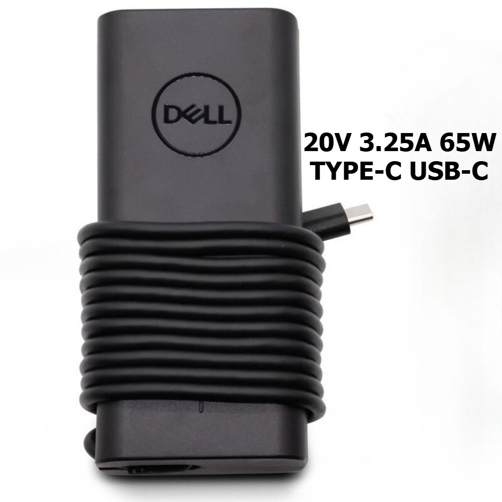 Dell Latitude 3390 3400 3500 5285 5300 5480 65W USB-C แหล่งจ่ายไฟ AC 20V 3.25A Charger