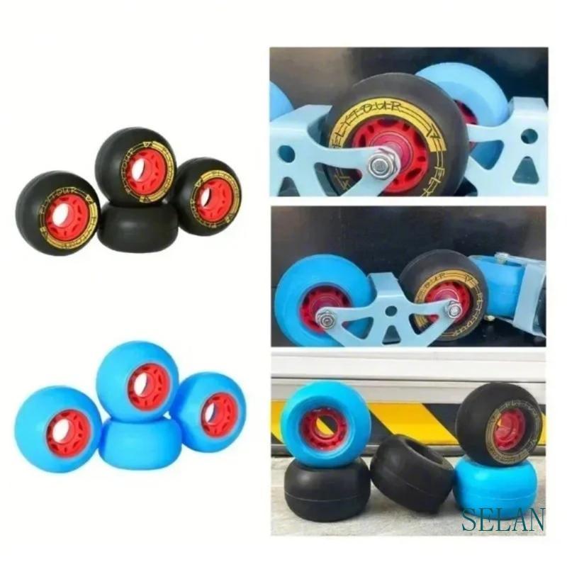 SEL 4 ชิ้นทนต่อการสึกหรอล้อสเก็ตบอร์ด 82A Drift Board ล้อ Freeline Roller แผนที่ Driftboard ล้อใช้งานง่าย